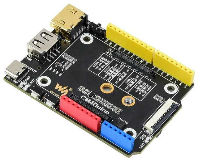 Alt view image 2 of 3 - Raspberry Pi Compute Baseboard Module 4 USB M.2 Slot Compute Baseboard Module
