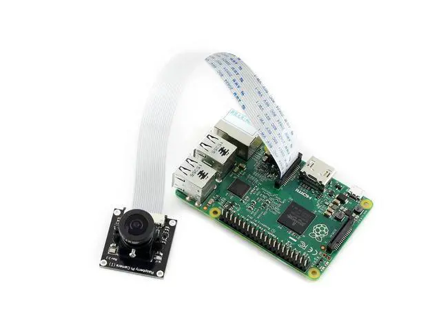 Alt view image 3 of 3 - RPi Camera Module Fisheye Lens 170 Degree Wider Field Of View 1080p Video Record for Raspberry Pi