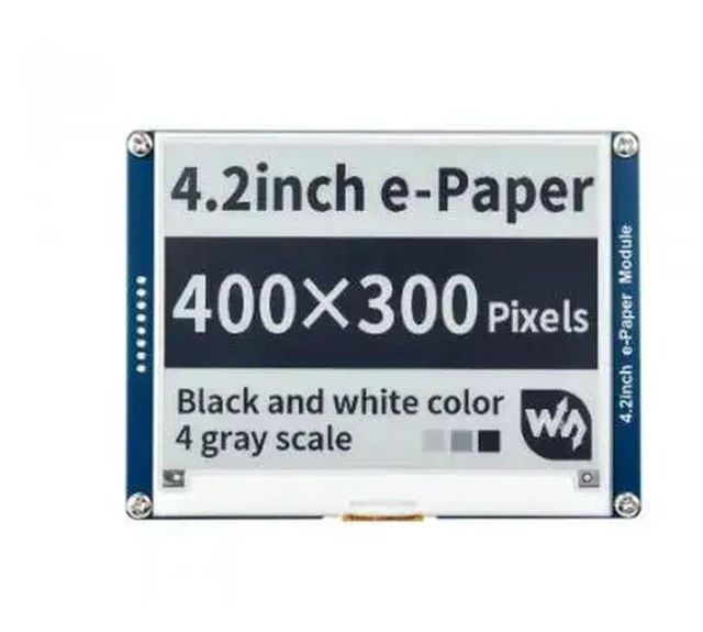 Alt view image 3 of 3 - 4.2inch e-Paper Module,400x300,E-Ink display module