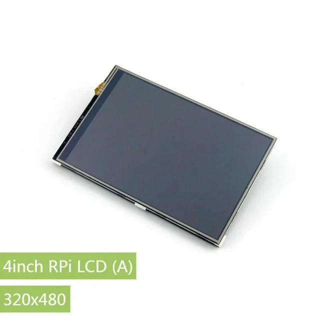 Alt view image 3 of 3 - 4inch RPi LCD (A),4inch Resistive Touch Display (A) for Raspberry Pi, 480 × 320, SPI Interface