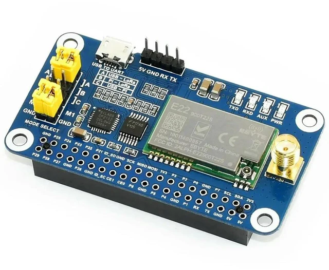 Main image of SX1262 LoRa HAT for Raspberry Pi 915MHz Frequency Band for America Oceania Asia