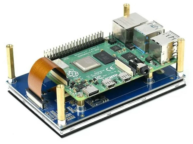 Alt view image 2 of 3 - 4.3inch DSI LCD Capacitive Touch Display for Raspberry Pi, Interface, 800×480