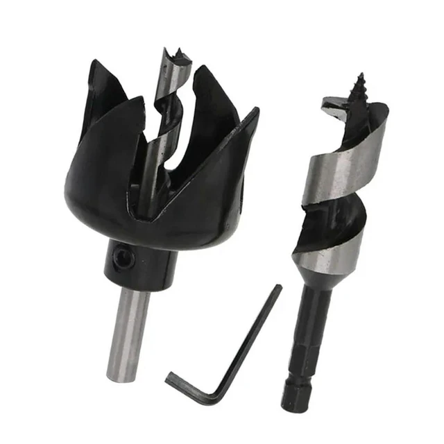 Alt view image 3 of 3 - For Spherical Door Hole Opener, Woodworking Drill Bit, Door Handle Accessories 22mm 54mm