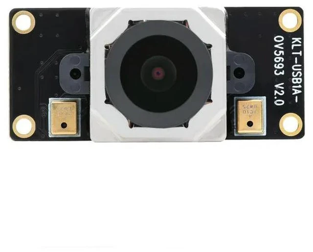 Alt view image 2 of 3 - OV5693 5MP USB Camera, Fixed-focus, Auto Focusing, M12 Camera Module, Onboard Dual Microphones
