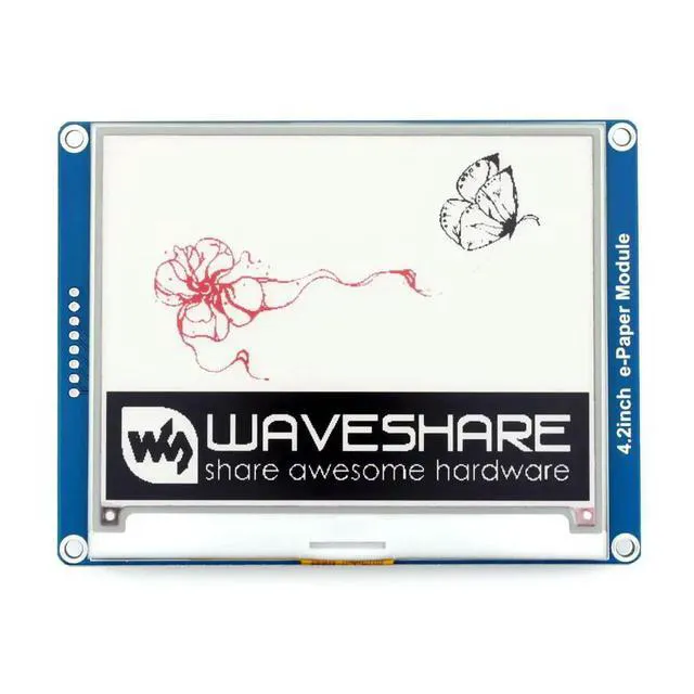 Alt view image 3 of 3 - 4.2inch E-Ink display Module 400*300 Resolution Red Black White Three Color for Raspberry Pi Jetson Nano STM32