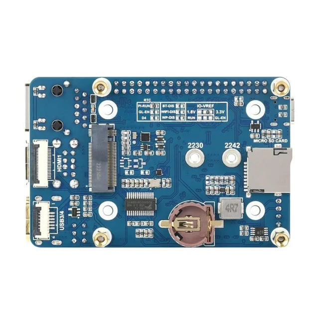 Alt view image 2 of 3 - CM4-IO-BASE-B,Mini Base Board (B) Designed for Raspberry Pi Compute Module