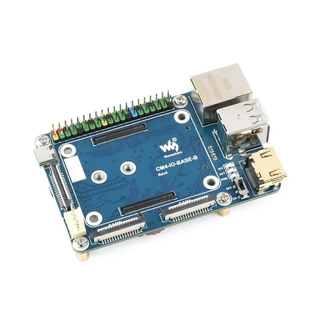 Alt view image 3 of 3 - CM4-IO-BASE-B,Mini Base Board (B) Designed for Raspberry Pi Compute Module