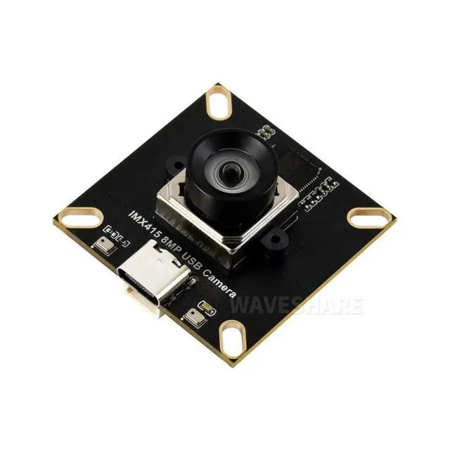 Alt view image 3 of 3 - IMX415 8MP USB Camera (A),High-resolution Camera Module,Sensor Chip,USB2.0 Port,Onboard Dual Microphones,Distortion