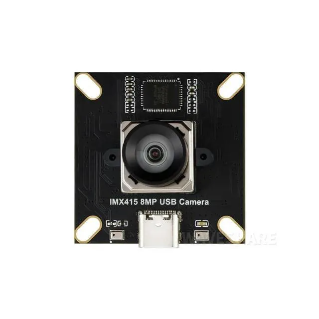Alt view image 2 of 3 - IMX415 8MP USB Camera (A),High-resolution Camera Module,Sensor Chip,USB2.0 Port,Onboard Dual Microphones,Distortion