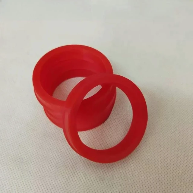 Alt view image 3 of 3 - For Cylinder Oil Seal Ring, Red Seal Ring Processing U Type Y Type J Type