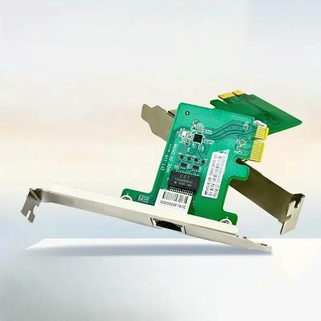 Alt view image 2 of 3 - For EFT-116 Industrial Gigabit Network Interface Card Single Port RTL8111H Chip