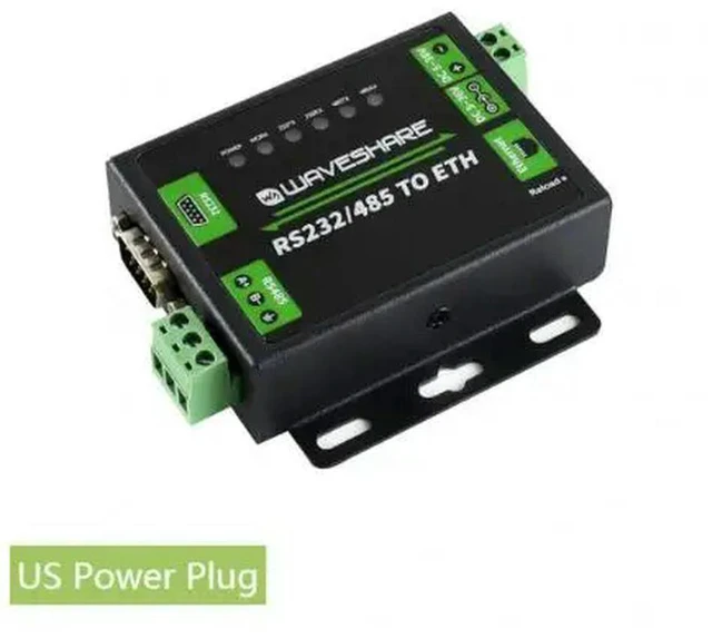 Alt view image 2 of 2 - RS232/485 TO ETH Industrial RS232/RS485 to Ethernet Converter