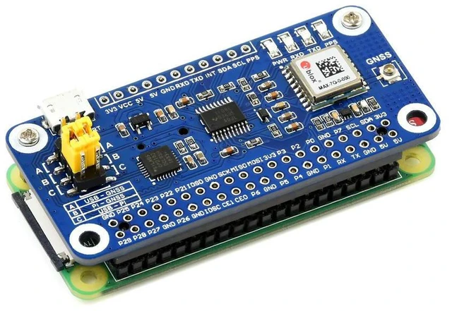 Alt view image 3 of 3 - MAX-7Q GNSS HAT for Raspberry Pi GPS GLONASS QZSS SBAS Accurate Fast Positioning