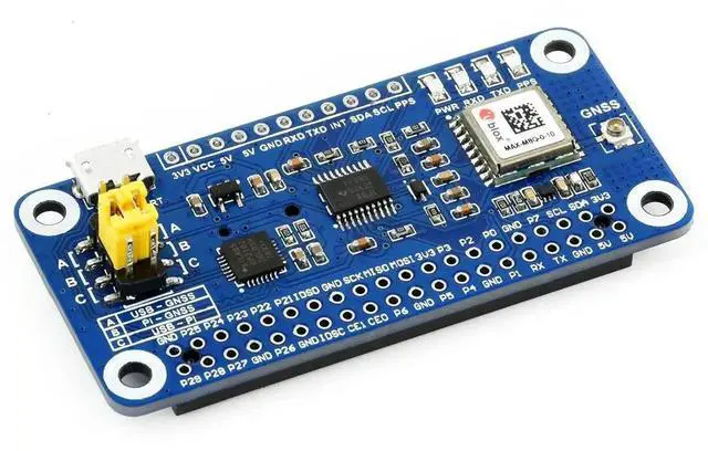 Alt view image 2 of 3 - MAX-M8Q GNSS HAT GPS Beidou Galileo GLONASS Multi Constellation Receiver Support for Raspberry Pi