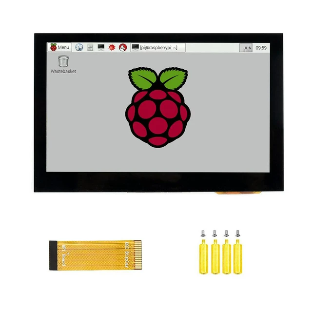 Alt view image 2 of 3 - 4.3inch Capacitive Touch Display for Raspberry Pi 800*480 Pixels Resolution DSI Interface