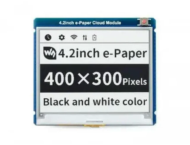 Alt view image 3 of 3 - 4.2inch E-Paper Cloud Module, 400×300, Connectivity