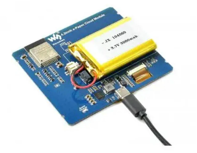 Alt view image 2 of 3 - 4.2inch E-Paper Cloud Module, 400×300, Connectivity