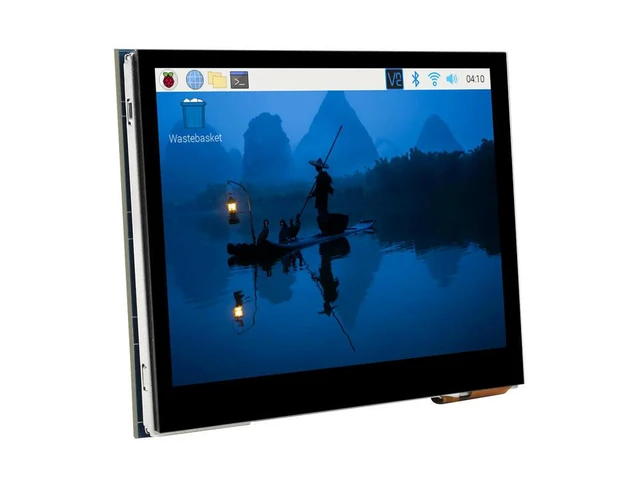 Alt view image 2 of 3 - 3.5inch 640*480 DPI IPS Capacitive Touch Screen LCD For Raspberry Pi Toughened Glass Cover