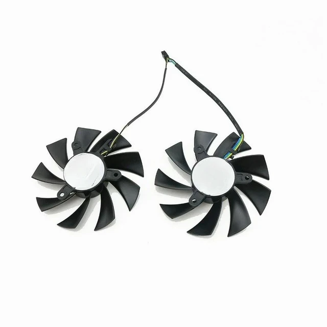 Alt view image 2 of 3 - For Compatible with GTX 1650 1660 1660 TI XC/SC Ultra Graphics Card Fans
