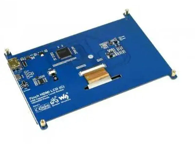 Alt view image 2 of 3 - 7inch HDMI LCD (C) Capacitive Touch Screen,1024×600, HDMI, IPS, Low Power