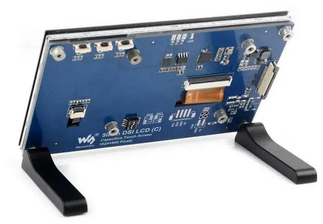 Main image of 5inch DSI LCD (C),5inch Capacitive Touch Display For Raspberry Pi,DSI Interface,IPS Panel,1024x600 Pixels,Toughened Glass Panel