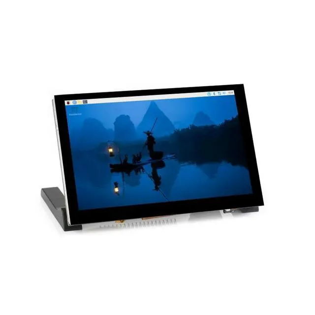 Alt view image 2 of 3 - 5inch DSI LCD (C),5inch Capacitive Touch Display For Raspberry Pi,DSI Interface,IPS Panel,1024x600 Pixels,Toughened Glass Panel