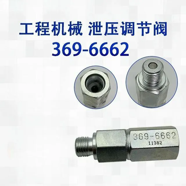 Alt view image 2 of 3 - For Construction Machinery Parts 369-6662 for E330D 336D 320C Common Rail Pressure Relief Valve