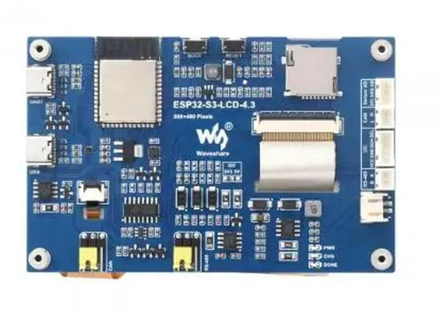 Main image of ESP32-S3 4.3inch Capacitive Touch Display Development Board, 800×480, 5-point Touch, 32-bit LX7 Dual-core Processor