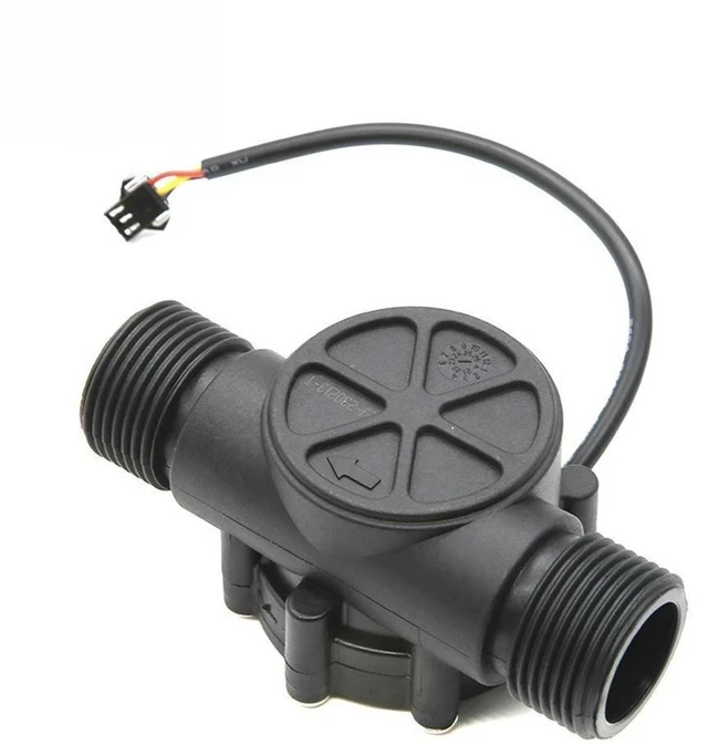 Alt view image 3 of 3 - For one inch tube water flow sensor DN25 Hall flowmeter central air conditioner 2pcs
