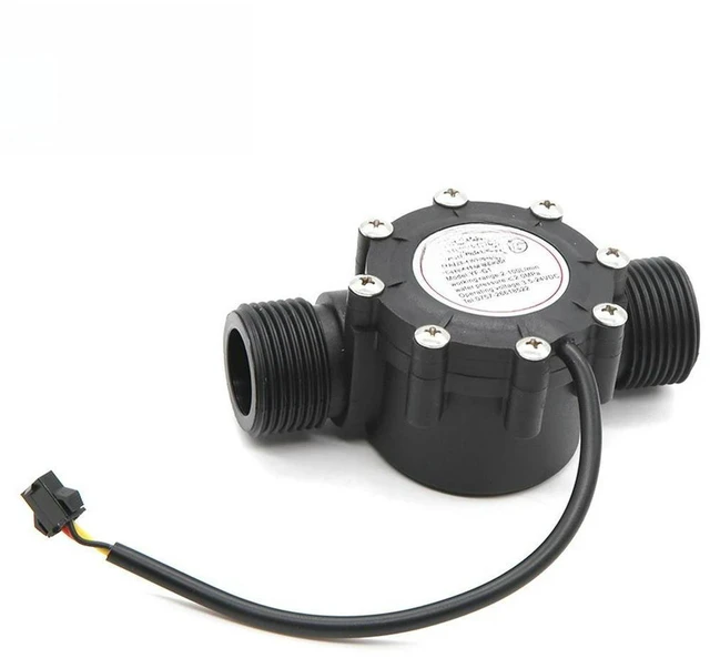 Alt view image 2 of 3 - For one inch tube water flow sensor DN25 Hall flowmeter central air conditioner 2pcs