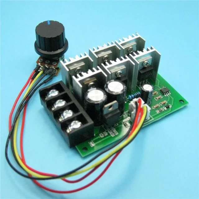 Alt view image 2 of 2 - For PWM DC Motor Governor 40A High Power 48V Motor Driver