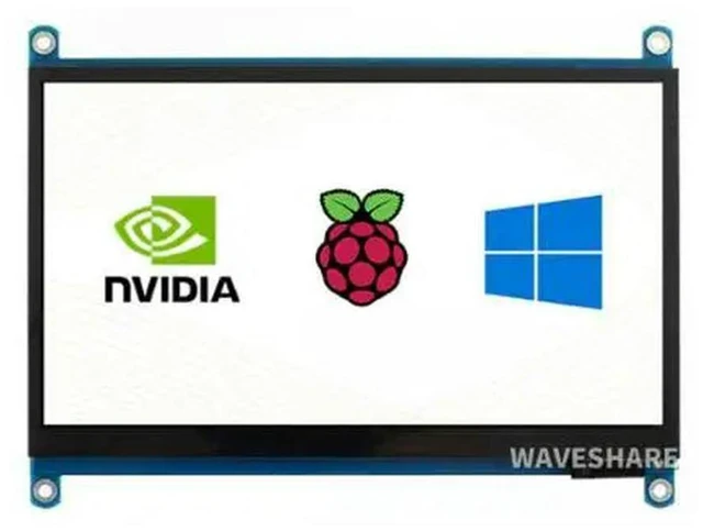 Alt view image 3 of 3 - 7inch HDMI LCD (H) Capacitive Touch Screen,1024×600,IPS, Various Systems Support
