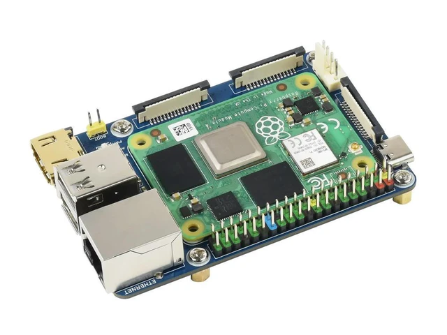 Alt view image 3 of 3 - Mini Base Board Designed for Raspberry Pi Compute Module 4