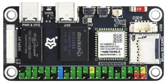 Alt view image 3 of 3 - Luckfox Lyra Pi Linux Micro Development Board,Based On Luckfox Core3506 Core Board,Integrates Triple-core ARM Cortex-A7 and ARM