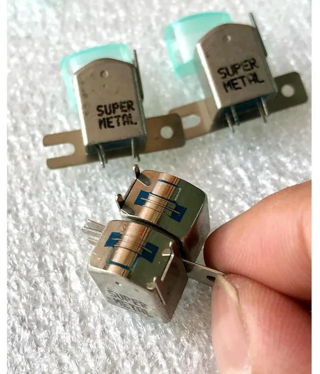 Alt view image 2 of 3 - For tape recorder card head, double channel magnetic surface wear-resistant block steel stamp 1pcs
