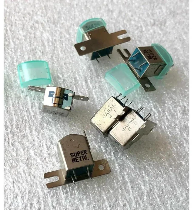Alt view image 3 of 3 - For tape recorder card head, double channel magnetic surface wear-resistant block steel stamp 1pcs