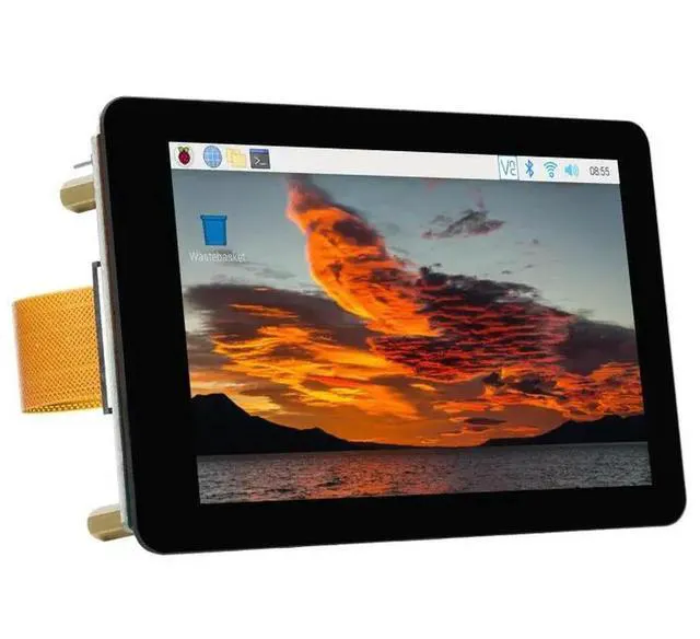 Alt view image 3 of 3 - 4inch DSI LCD Capacitive Touch Display for Raspberry Pi, 480×800, DSI Interface, IPS, Optical Bonding Screen
