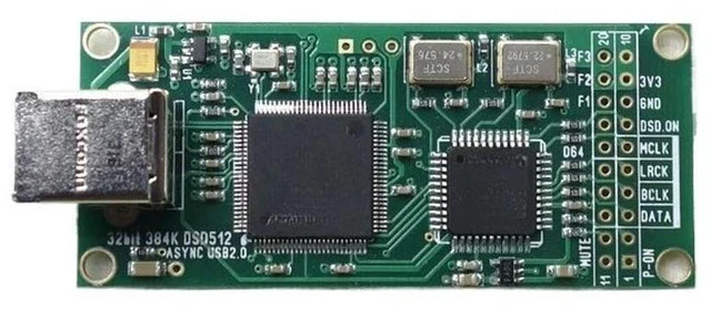 Main image of For Digital Interface USB To I2S/IIS Support PCM384k DSD Replacement XMOS Module