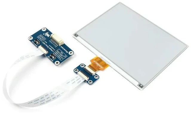 Alt view image 3 of 3 - 5.83inch e-Paper HAT, E-Ink Display For Raspberry Pi, 648×480, Black / White, SPI