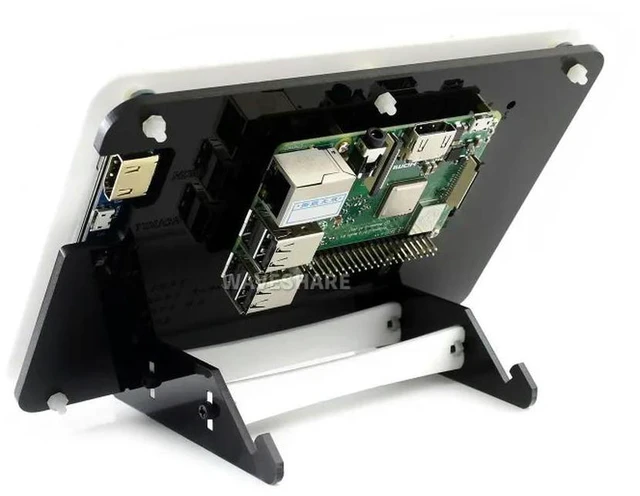 Alt view image 3 of 3 - 7inch Capacitive Touch Screen LCD (C) with Bicolor Case, 1024×600, HDMI, IPS, Low Power
