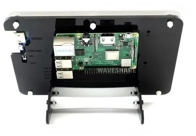 Alt view image 2 of 3 - 7inch Capacitive Touch Screen LCD (C) with Bicolor Case, 1024×600, HDMI, IPS, Low Power