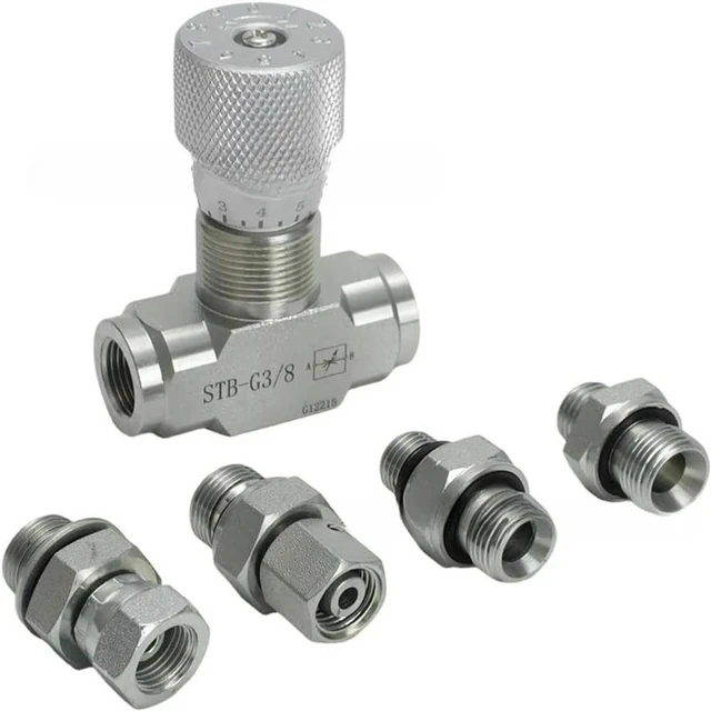 Main image of For flow control valve, cylinder speed control valve Bidirectional 3/8 throttle valve