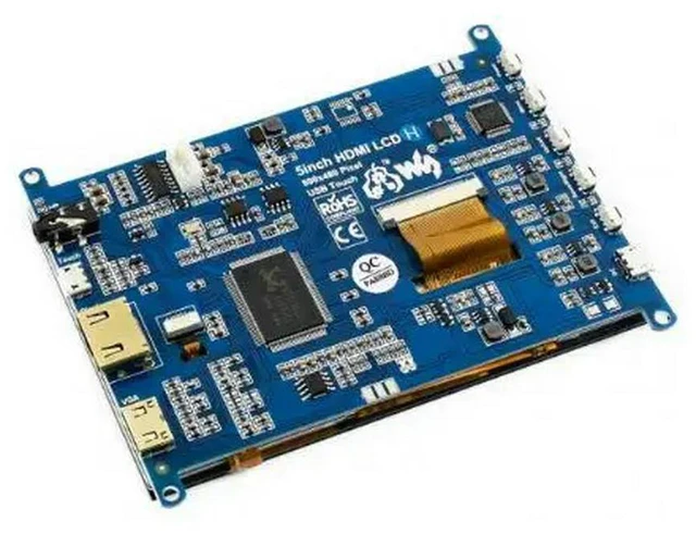 Alt view image 2 of 3 - 5inch HDMI LCD (H) Capacitive Touch Screen800×480Various Systems Support