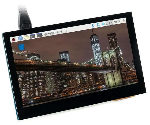 Main image of 4.3inch LCD (B) 800*480 Resolution IPS Capacitive Touch Screen Panel for Banana Pi BB Black