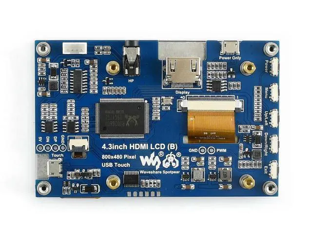 Alt view image 3 of 3 - 4.3inch LCD (B) 800*480 Resolution IPS Capacitive Touch Screen Panel for Banana Pi BB Black