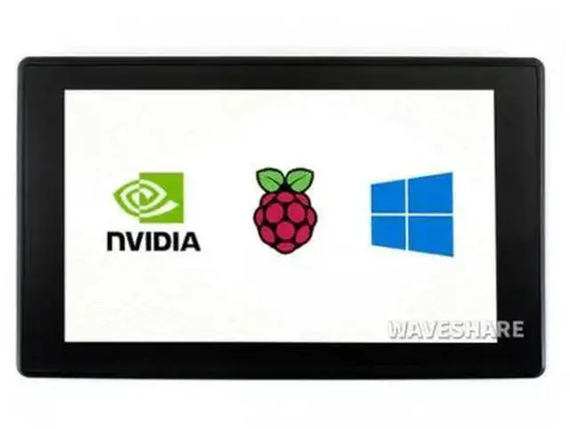Main image of 7inch HDMI LCD (H) with case,Capacitive Touch Screen,1024×600, HDMI, IPS, Various Systems Support