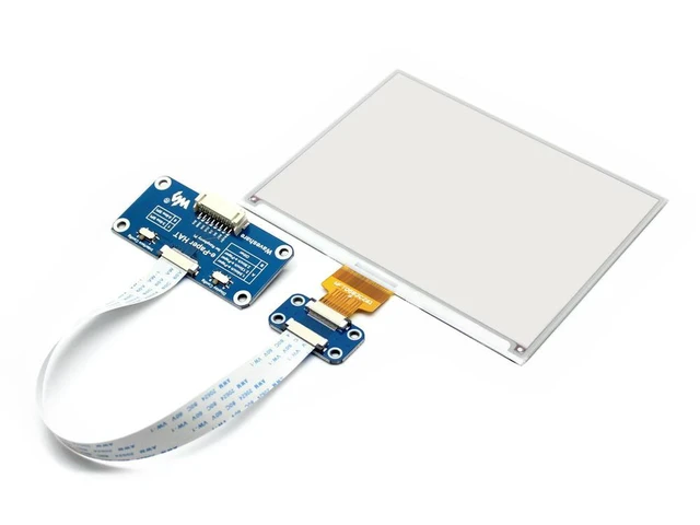 Alt view image 2 of 3 - 5.83inch E-Ink Raw EPD Display Panel 648*480 Resolution Red Black White Three Color 5.83inch e-Paper HAT (B)