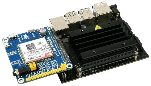 Alt view image 3 of 3 - SIM7600CE-CNSE 4G HAT for Raspberry Pi 4G 3G 2G GNSS Positioning for China