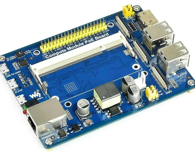 Main image of Compute Module IO Board with PoE Feature for Raspberry Pi CM3 / CM3L / CM3+ / CM3+L
