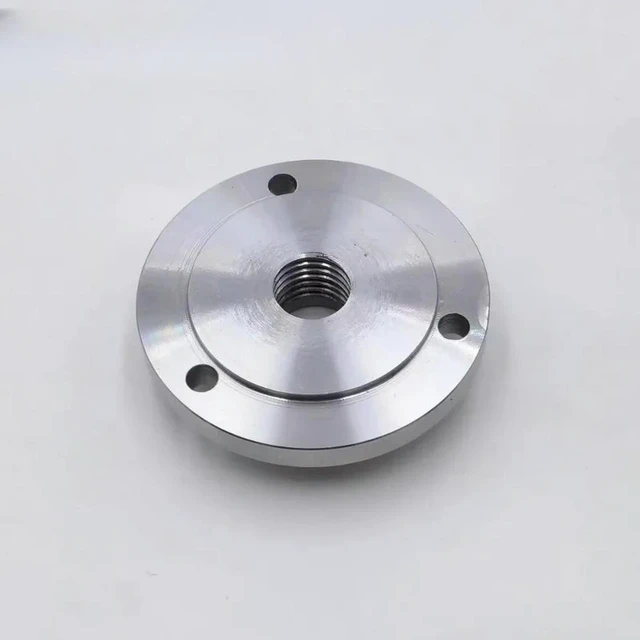 Alt view image 3 of 3 - For Small Lathe Flange 80 Flange M33 Pitch 3.5 Thread Thread Special for Wooden Cart Total Thickness 32